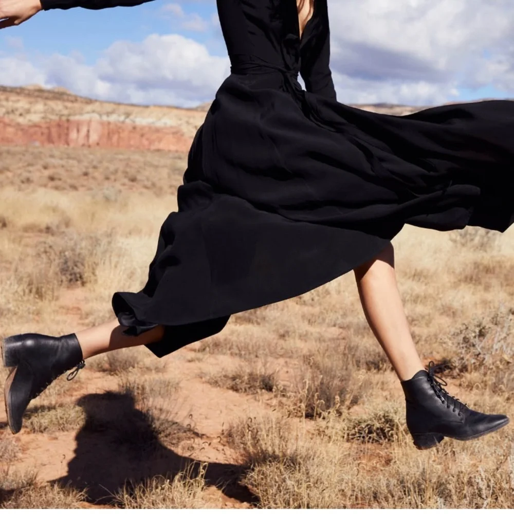 Christy Dawn The Dawn Boot
In Noir Leather, New With Tags_3